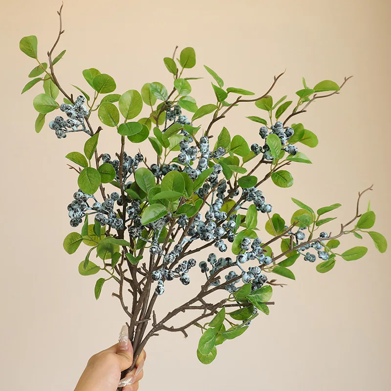 크리스마스 용수철 인공 베리 가지, 나뭇잎으로 장식,  - Artificial Hanging Plants 리뷰 및 가격