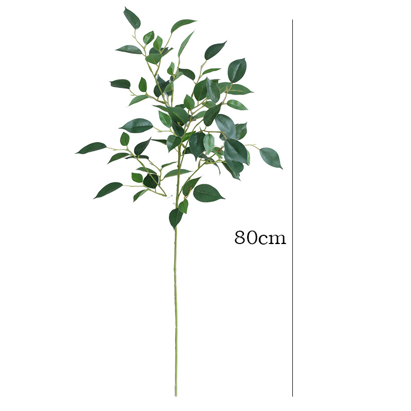 31.5인치 인조 고무나무 가지와 잎사귀, 가정, 호텔 - Artificial Hanging Plants 리뷰 및 가격