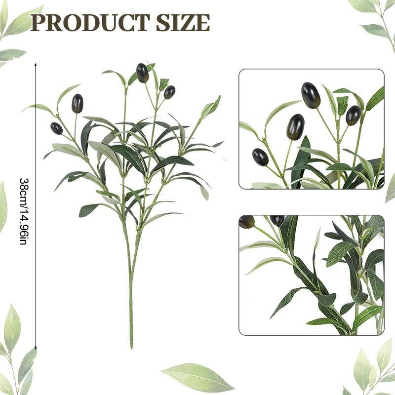 1/3/5Pcs 가짜 과일과 인공 식물 올리브 잎 나무 - Artificial Hanging Plants 리뷰 및 가격