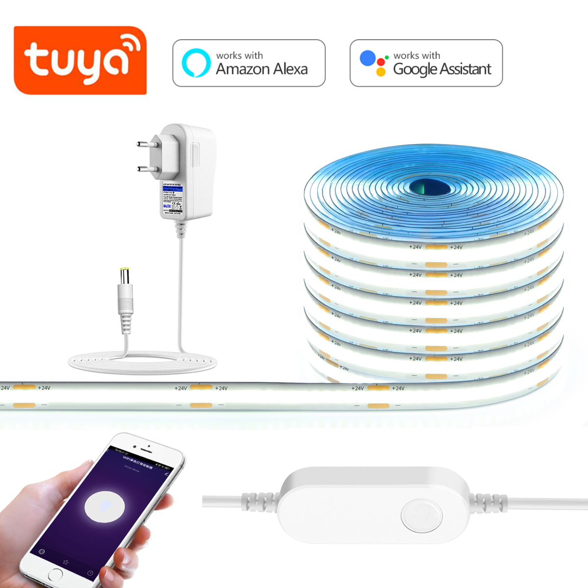 3M 5M 10M 24V COB LED 스트립 라이트  - Home Decor App 리뷰 및 가격