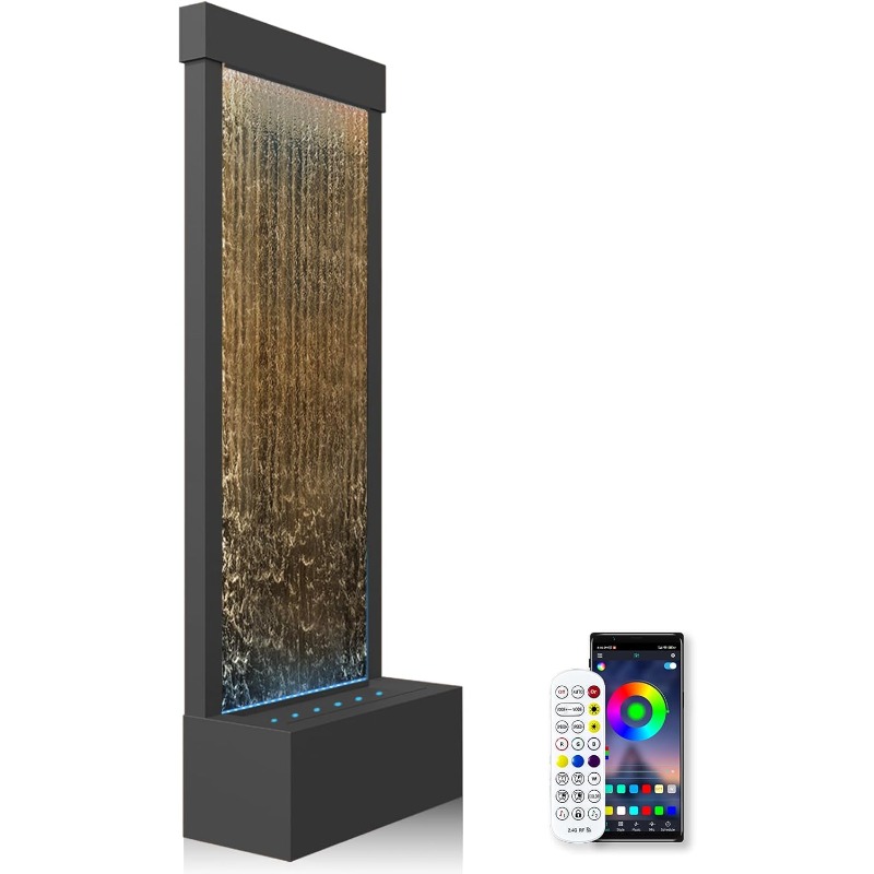 앱으로 제어되는 다채로운 LED 조명이 있는 현대적이고 - Home Decor App 리뷰 및 가격