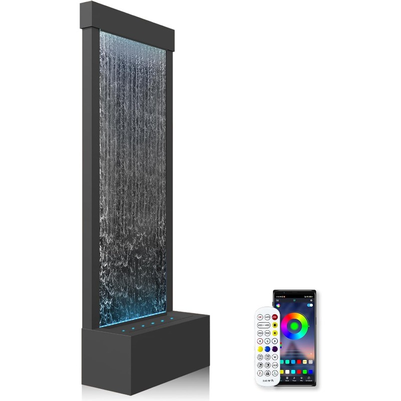 앱으로 제어되는 다채로운 LED 조명이 있는 현대적이고 - Home Decor App 리뷰 및 가격
