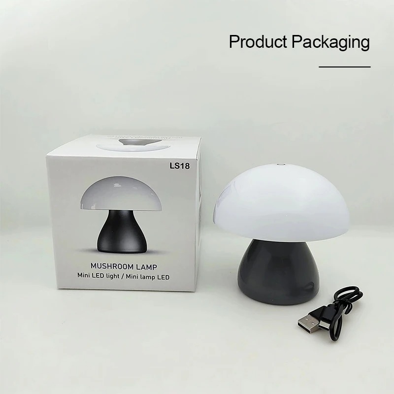 버섯 모양 LED 터치 테이블 램프 충전식 소형 무드등 - Home Decor Ikea 리뷰 및 가격