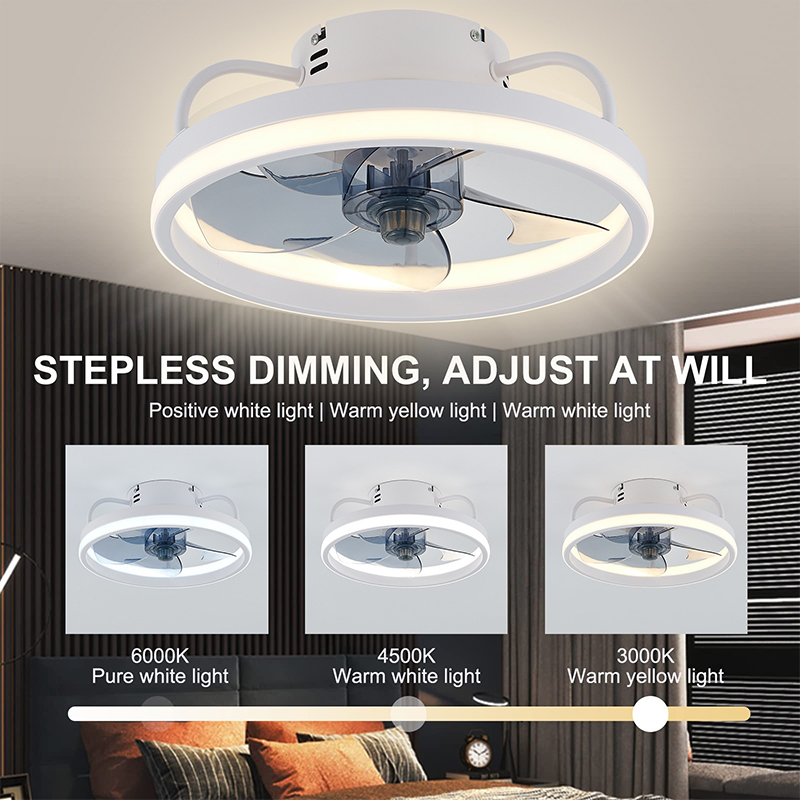 APP 리모컨이 있는 LED 천장 조명 팬, 무소음 팬 - Home Decor App 리뷰 및 가격