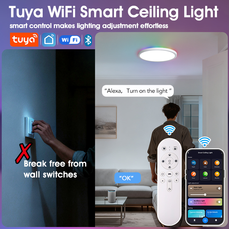 BENEWTON 투야 스마트 와이파이 천장 조명 RGB - Home Decor App 리뷰 및 가격